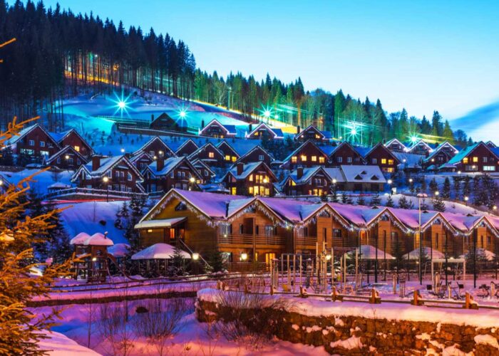 Вечірні вогні Буковеля.Гуцул Ленд 700 грн Вечірні вогні Буковеля.Гуцул Ленд 700 грн