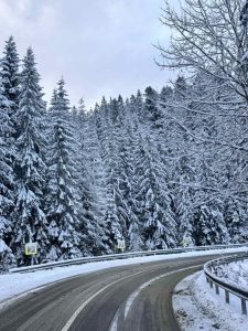 Каскадні водоспади Карпатських гір. ТК «Буковель»