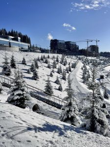 Каскадні водоспади Карпатських гір. ТК «Буковель»